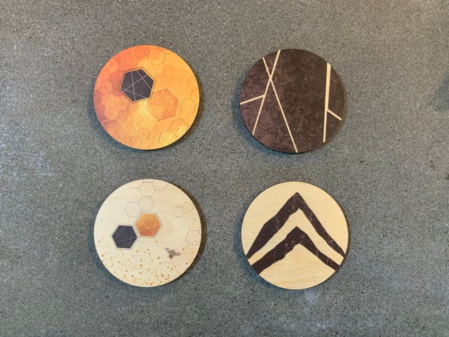 Coasters The Village Hive Goods Apparel Salt Spring Island BC