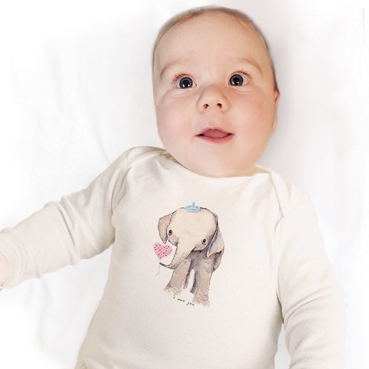 Elephant clearance onesie baby